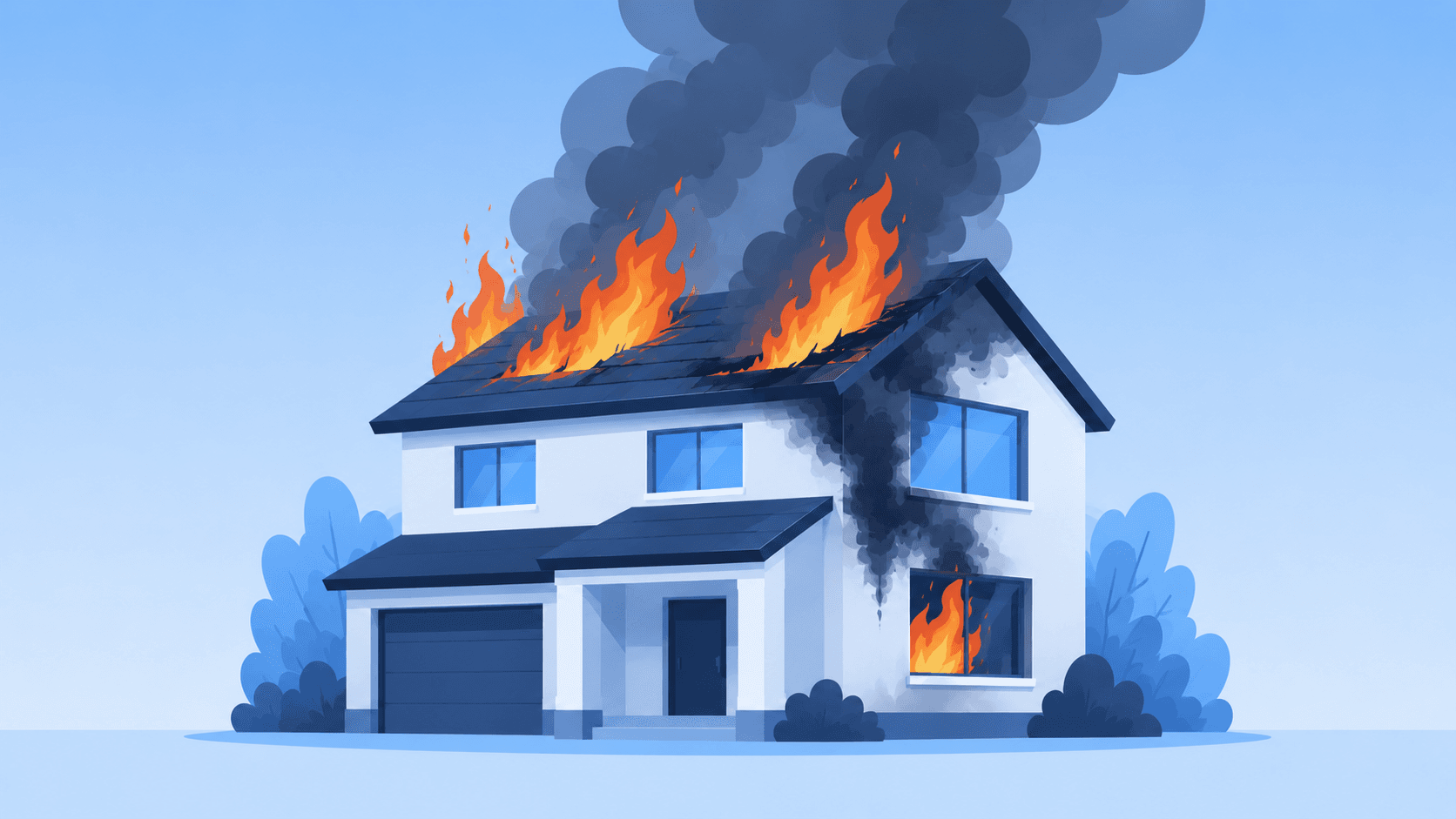 Fire Damage damage illustration