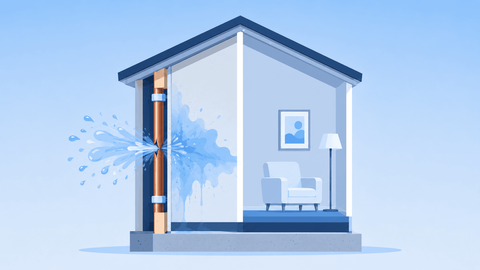 Water Damage damage illustration