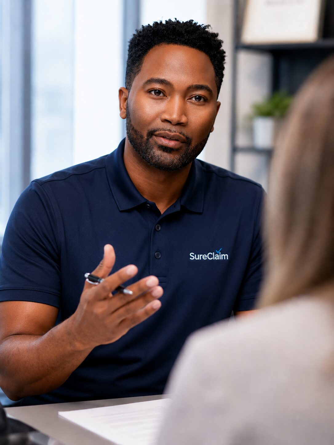 Cedrick D. Forrest, your advocate at SureClaim, in conversation with a Houston client